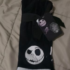 Disney Black and White Jack Skellington Throw
